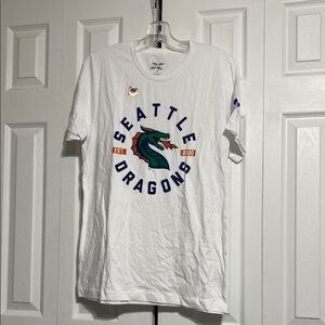 Seattle Dragons White T-Shirt size Medium